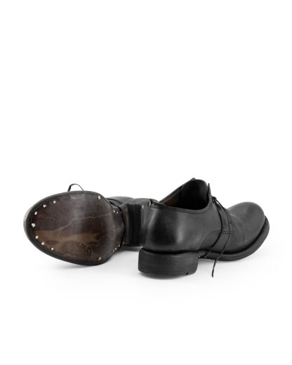 LAYER 0 2.5 H7 HGW Men Classic Derby Shoe Herren Shoe Limited Hand Made Goodyear horse shell cordovan full grain leather black hide m 7