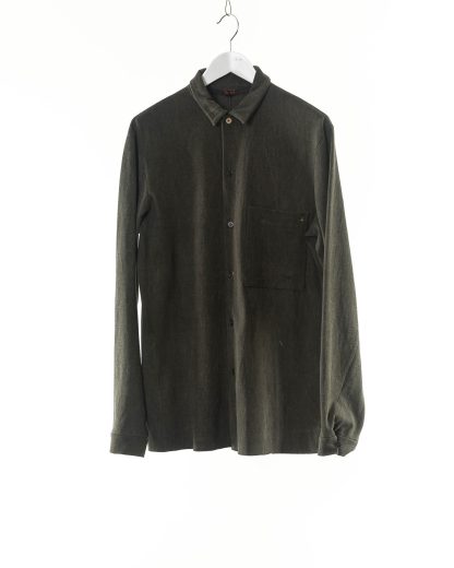 MA Maurizio Amadei H221 MJP1 Men Medium Fit Shirt 1 Front Pocket Herren Hemd cotton jersey carbon hide m 1