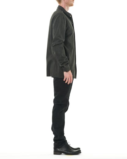 MA Maurizio Amadei H221 MJP1 Men Medium Fit Shirt 1 Front Pocket Herren Hemd cotton jersey carbon hide m 5