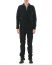 MA Maurizio Amadei H250DB WVPK Men 2 Pocket One Piece Med Fit Shirt Herren Hemd Virgin Wool Cashmere black hide m 4