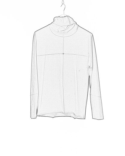 MA Maurizio Amadei T211DN JM11 Men One Piece Turtle Neck Long Sleeve T Shirt cotton jersey black hide m 2