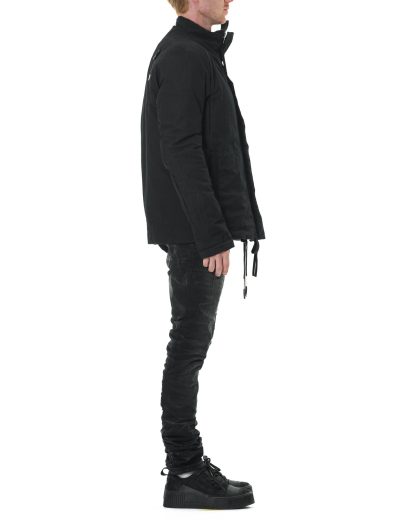 BORIS BIDJAN SABERI PADDED JACKET1.ST FDA10003 men reversible primaloft jacket herren winter jacke seam taped cotton dark grey hide m 6