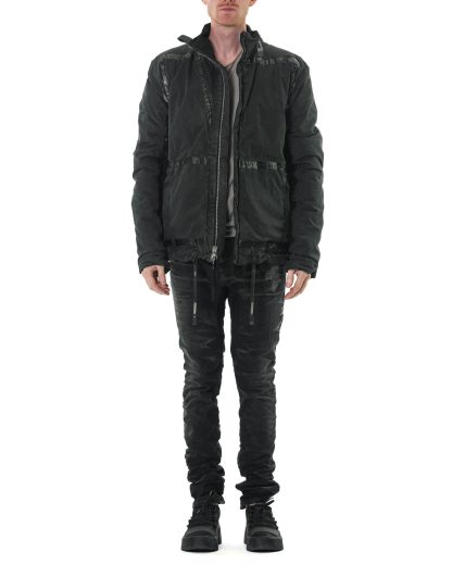 BORIS BIDJAN SABERI PADDED JACKET1.ST FDA10003 men reversible primaloft jacket herren winter jacke seam taped cotton dark grey hide m 8