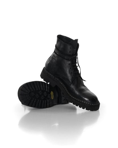 GUIDI 795V N Men Lace Up Boot Shoe Herren Schuh Stiefel double stitching vibram sole horse leather black hide m 7