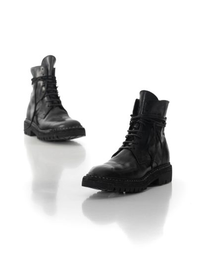 GUIDI 795V N Men Lace Up Boot Shoe Herren Schuh Stiefel double stitching vibram sole horse leather black hide m 9