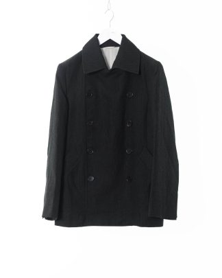 KANG MC 003 LY LIWO Layer Vent Peacoat Coat Herren Jacke Mantel lana wool cotton off black hide m 1