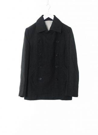 KANG MC 003 LY LIWO Layer Vent Peacoat Coat Herren Jacke Mantel lana wool cotton off black hide m 1