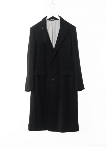 KANG MC 005 L LY WOTWIL Men Layer Vent Suit Coat Herren Mantel lana wool linen black hide m 1