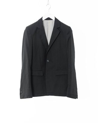 KANG MJ 001 MO SILCO Men Modular Hem Jacket Herren Blazer Jacke silk cotton dark grey hide m 1