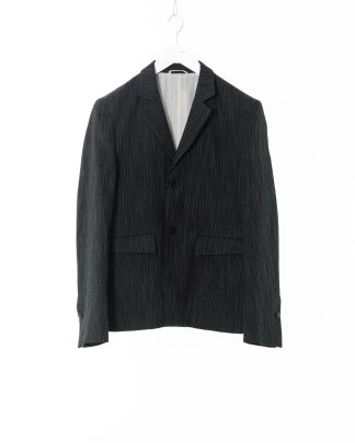 KANG MJ 002 LY WOLIVIST Men Lined 2 Button Side Vent Fitted Jacket Herren Blazer Jacke linen wool black hide m 1