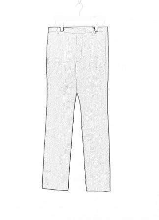 KANG MP 002 SILCO Men Mid Fit 2 Flap Back Pocket Pants Herren Hose Trousers silk cotton dark grey hide m 2