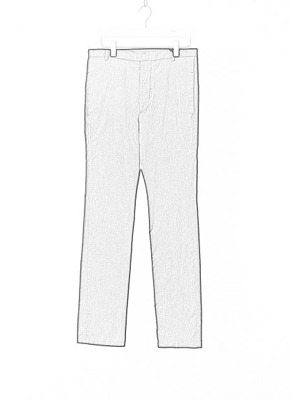 KANG MP 002 SILCO Men Mid Fit 2 Flap Back Pocket Pants Herren Hose Trousers silk cotton dark grey hide m 2