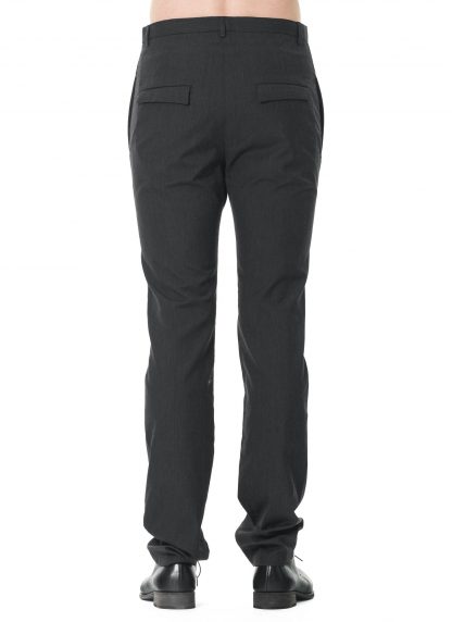 KANG MP 002 SILCO Men Mid Fit 2 Flap Back Pocket Pants Herren Hose Trousers silk cotton dark grey hide m 5