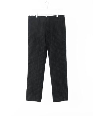 KANG MP 006 WOLIVIST Men Straight Fit Low Crotch Pants Herren Hose Trousers linen wool black hide m 1