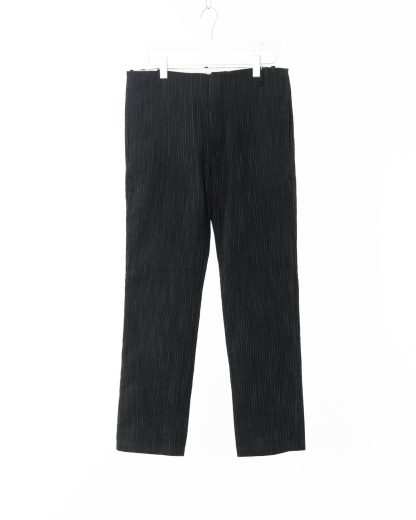 KANG MP 006 WOLIVIST Men Straight Fit Low Crotch Pants Herren Hose Trousers linen wool black hide m 1