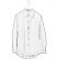 KANG MSHR 003 HN COWA Men High Neck Hand Stitched Hem Border Relaxed Fit Shirt Herren Hemd cotton black hide m 12