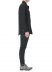 KANG MSHR 003 HN COWA Men High Neck Hand Stitched Hem Border Relaxed Fit Shirt Herren Hemd cotton black hide m 4