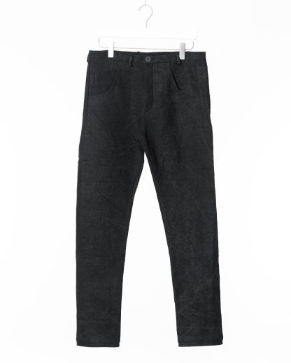 LABEL UNDER CONSTRUCTION Men One Cut Hybrid Jeans Pants Herren Hose military brad bags hemp black hide m 1