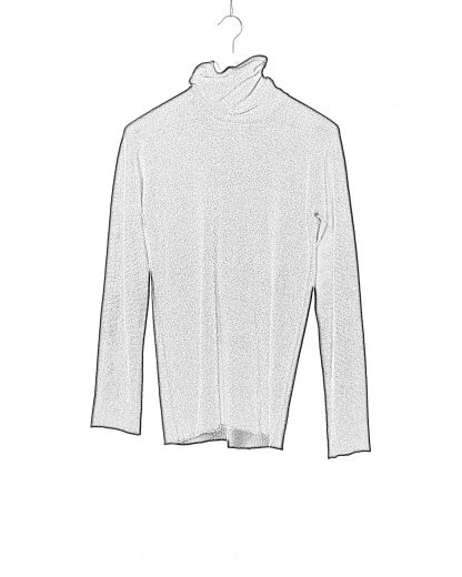 LABEL UNDER CONSTURCTION Men Turtleneck Parabolic Zip Seam Sweater Herren Pullover Pulli cashmere silk petrol hide m 12