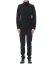 LABEL UNDER CONSTURCTION Men Turtleneck Parabolic Zip Seam Sweater cashmere silk black hide m 3