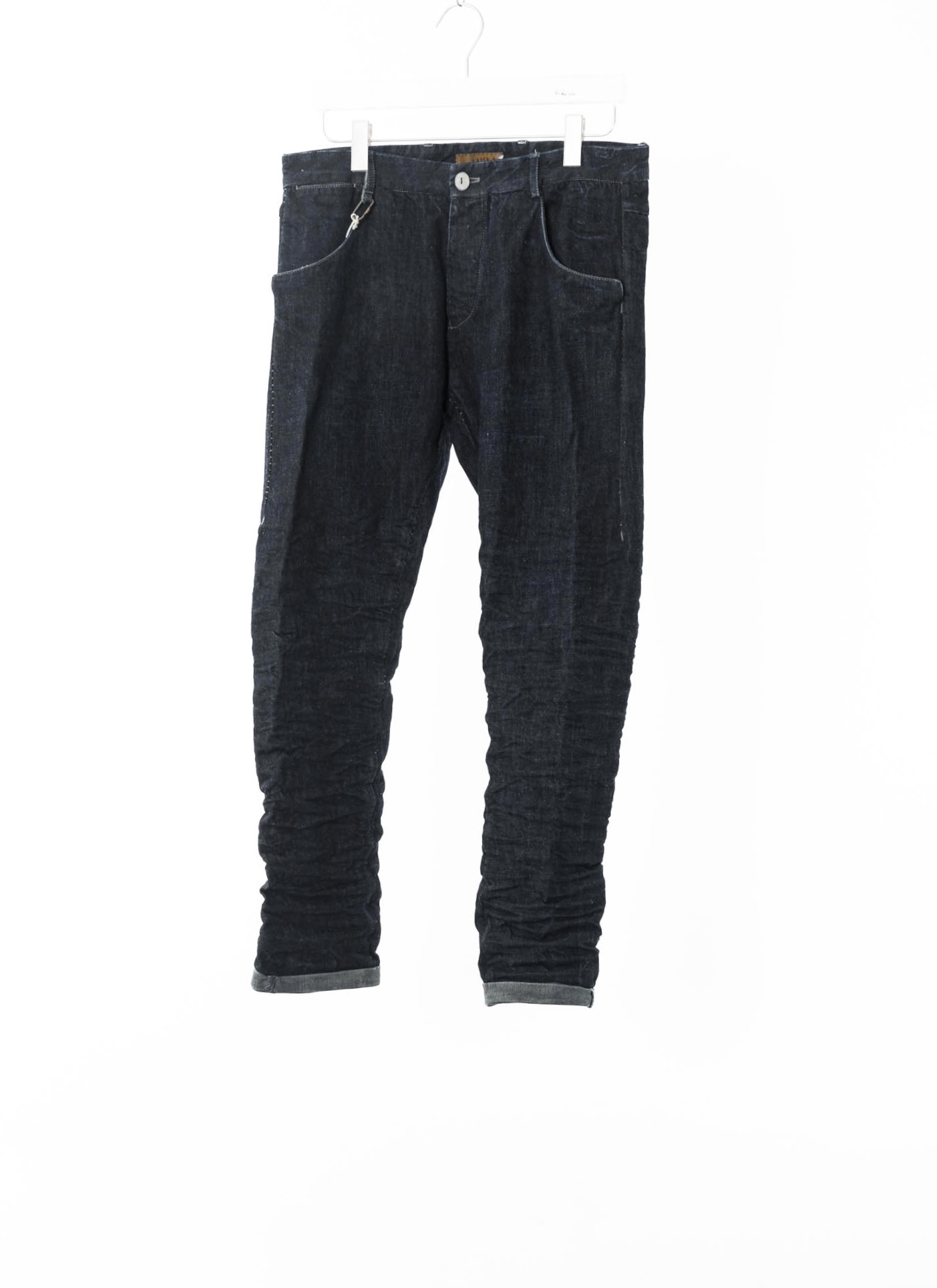 layer-0　5p PANT hide-m | LAYER-0 5 Pocket Pants 110, black sail hemp