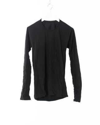 LAYER 0 Men Long Sleeve T Shirt 75 Herren Langarm Tshirt Tee elastic jersey cotton black hide m 1