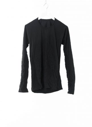 LAYER 0 Men Long Sleeve T Shirt 75 Herren Langarm Tshirt Tee elastic jersey cotton black hide m 1