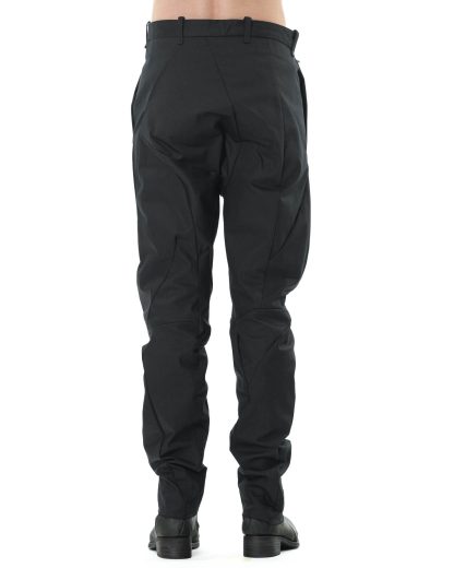 LEON EMANUEL BLANCK DIS M CP 01 Men Distortion Chem Pants eco dry cotton ea twill black hide m 5