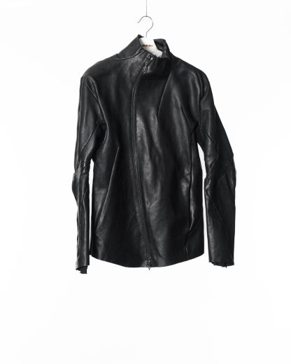 LEON EMANUEL BLANCK DIS M LJ10 01 Men Distortion L Jacket 10YR lined horse leather black hide m 10
