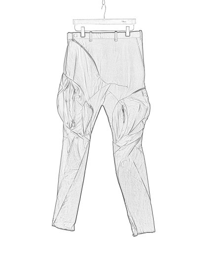 LEON EMANUEL BLANCK DIS M MPP 01 Men Distortion Muscle Pocket Pants eco dry cotton ea twill black hide m 2