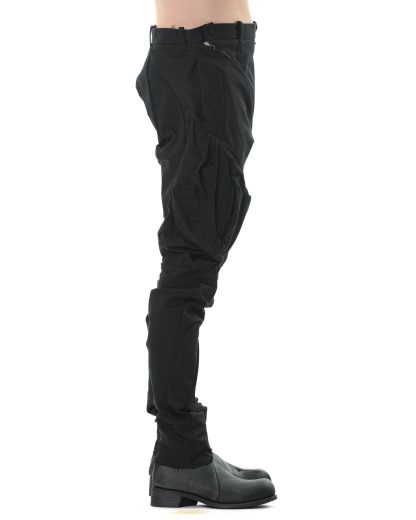 LEON EMANUEL BLANCK DIS M MPP 01 Men Distortion Muscle Pocket Pants eco dry cotton ea twill black hide m 4