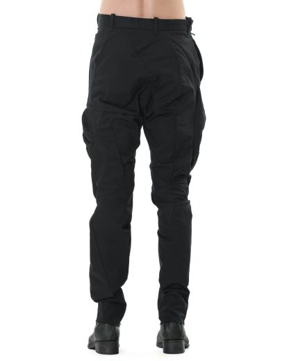 LEON EMANUEL BLANCK DIS M MPP 01 Men Distortion Muscle Pocket Pants eco dry cotton ea twill black hide m 5