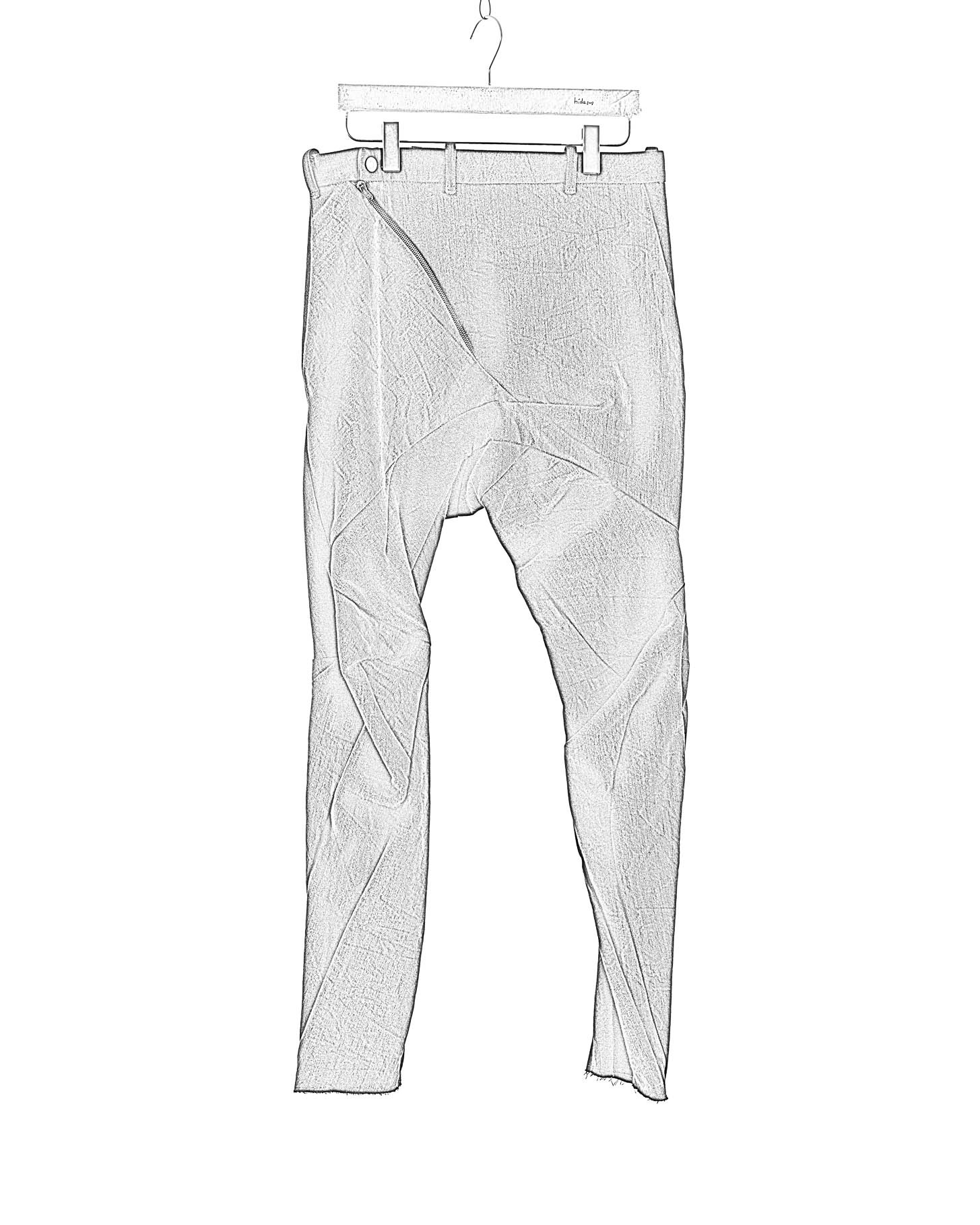 LEON EMANUEL BLANCK DIS M SKCP 01 Men Distortion Skinny Pants Herren Hose cotton cashmere ea twill black hide m 2 LEON EMANUEL BLANCK DIS M SKCP 01 Men Distortion Skinny Pants Herren Hose cotton cashmere ea twill black hide m 2
