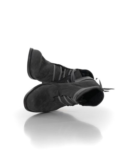 LEON EMANUEL BLANCK DIS M SWB 01 Men Distortion Short Work Boot Herren Shoe Schuh Stiefel buffalo leather dark grey hide m 8