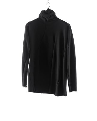 LEON EMANUEL BLANCK LEB DIS M TN 01 Men Distortion Turtle Neck Sweater cotton black 1