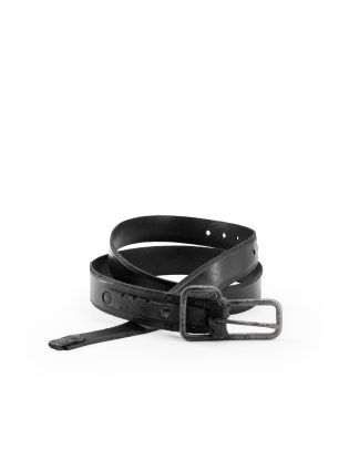 Layer 0 Layerzero B2 Men Belt Herren Guertel cow leather black hide m 1