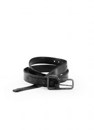 Layer 0 Layerzero B2 Men Belt Herren Guertel cow leather black hide m 1