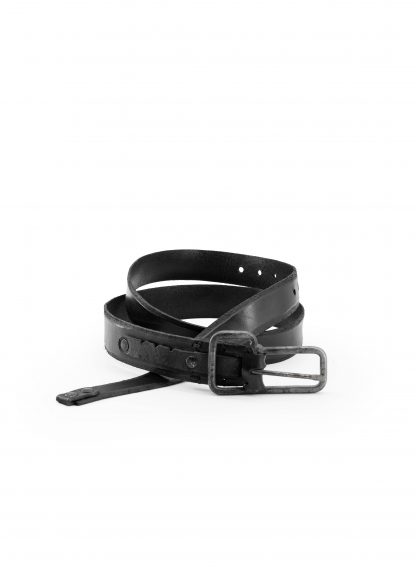 Layer 0 Layerzero B2 Men Belt Herren Guertel cow leather black hide m 1