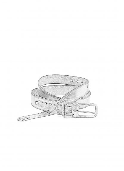 Layer 0 Layerzero B2 Men Belt Herren Guertel cow leather black hide m 2