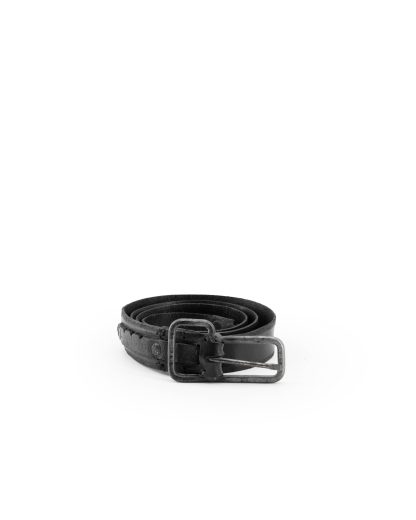 Layer 0 Layerzero B2 Men Belt Herren Guertel cow leather black hide m 3
