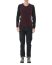 Layer 0 Men Roundneck Sweater 7 Herren Pulli Pullover cashmere silk hemp bordeaux dark grey hide m 3
