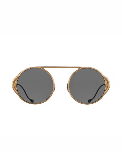 RIGARDS BORIS BIDJAN SABERI RG1011BBS antique gold sun glasses eyewear sonnenbrille brille titanium hide m 1