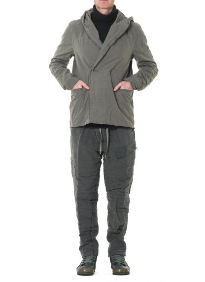 Taichi Murakami Men Coin Hooded Jacket Herren Jacke reversible cotton medium grey hide m 5