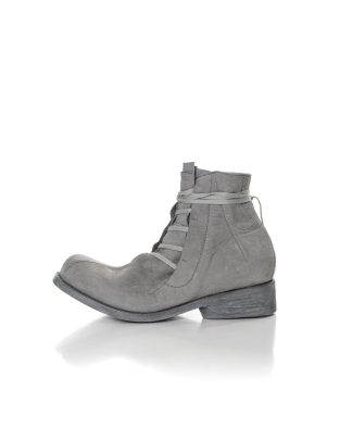 LEON EMANUEL BLANCK DIS M SWB 01 Men Distortion Short Work Boot Herren Shoe Schuh Stiefel buffalo leather light grey hide m 1