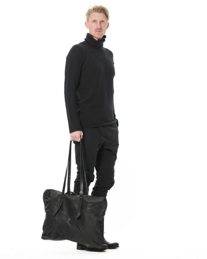M.A Maurizio Amadei BLL100 SY1.0 Large Folder Bag Herren Damen Ledertasche Tasche cow leather black hide m 6