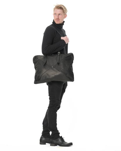 M.A Maurizio Amadei BLL100 SY1.0 Large Folder Bag Herren Damen Ledertasche Tasche cow leather black hide m 7