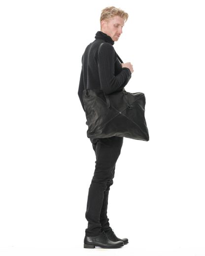 M.A Maurizio Amadei BLL100 SY1.0 Large Folder Bag Herren Damen Ledertasche Tasche cow leather black hide m 8