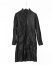 M.A Maurizio Amadei C125Z SY 1.0 Men Vertical Pockets Fitted Coat With Zip Jacket Herren Jacke Mantel cow leather black hide m 1