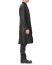 M.A Maurizio Amadei C125Z SY 1.0 Men Vertical Pockets Fitted Coat With Zip Jacket Herren Jacke Mantel cow leather black hide m 6