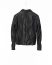 M.A Maurizio Amadei J1S SY 1.0 Men Silver Crosses Sleeve Diagonal Zip Biker Jacket Herren Jacke cow leather black hide m 13